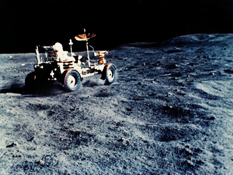 The Lunar Roving Vehicle (Lrv), Was Designed To Transport Astronauts And Materials On The Moon