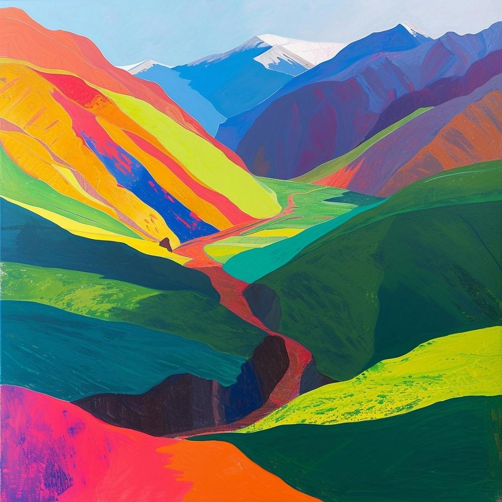 Abstract Travel Collection Kyrgyzstan 8