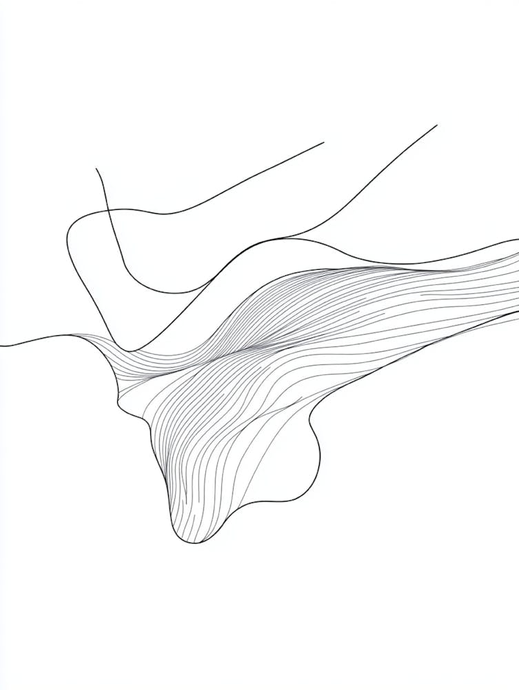 Abstract Line Drawing 6