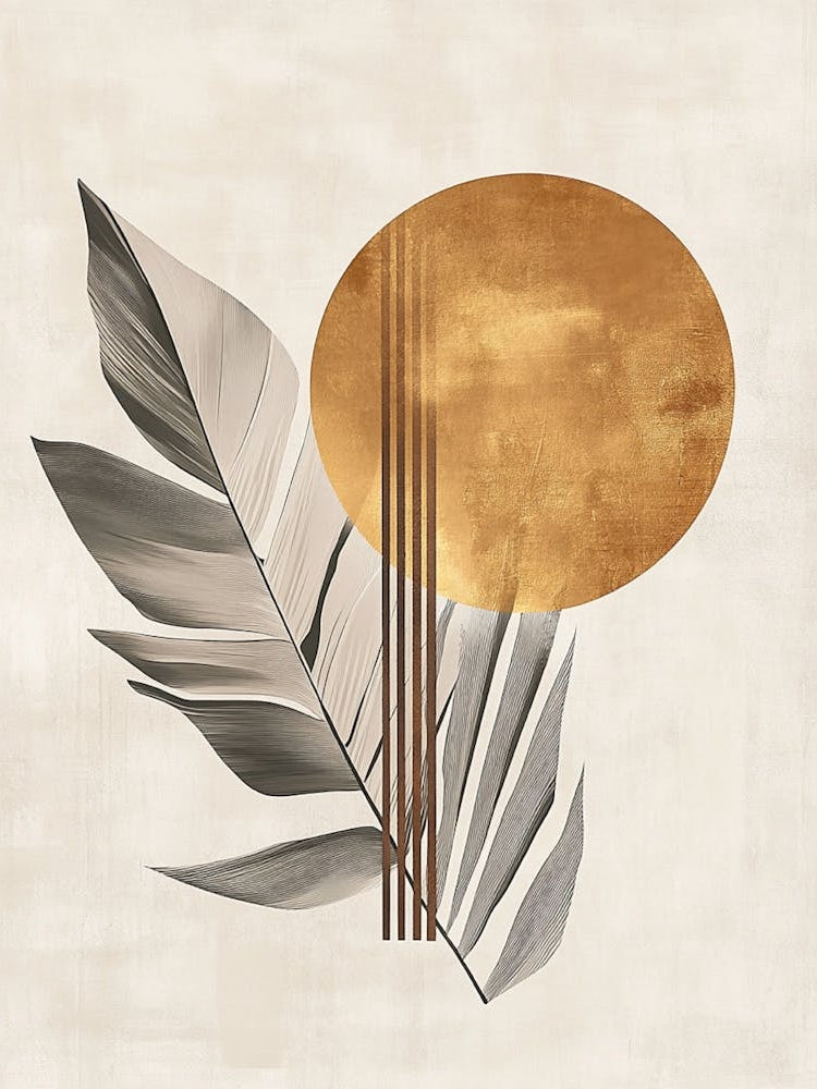 Palm Leaf Canvas Print 6