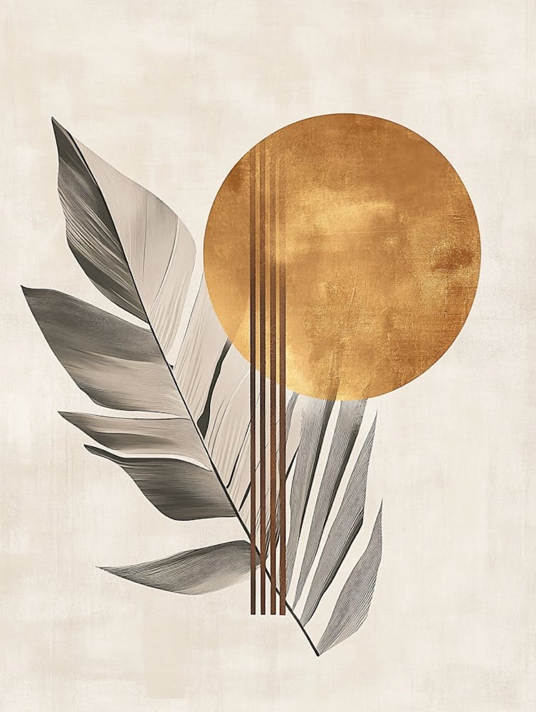 Palm Leaf Canvas Print 6