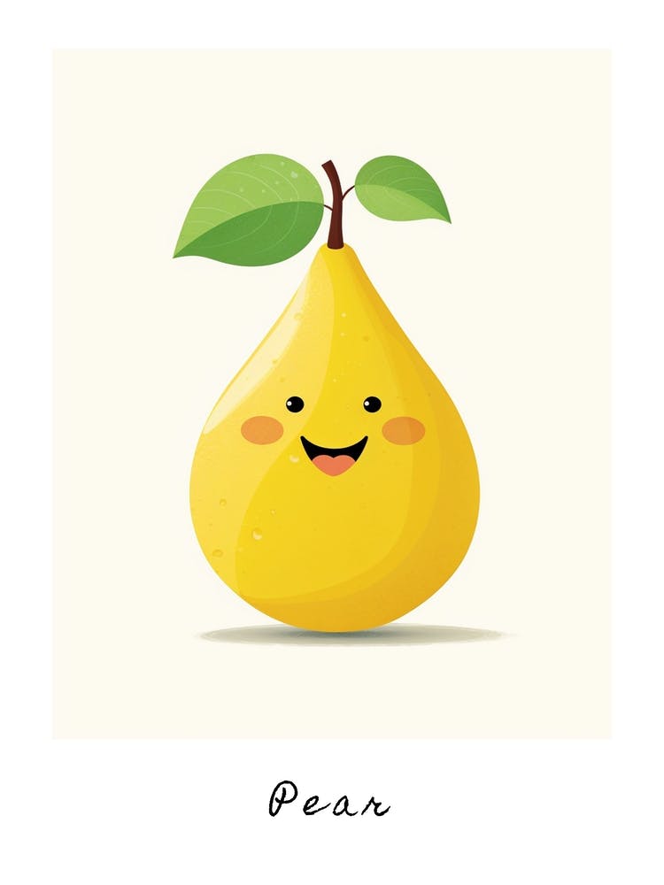 Friendly Kids Pear 2 Poster