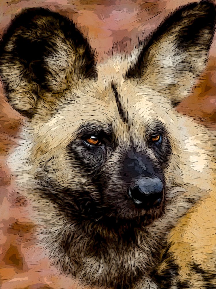 Hyena Painting