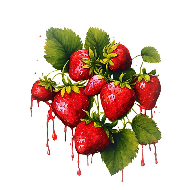 Fruchtige Frische, Erdbeer Kunst
