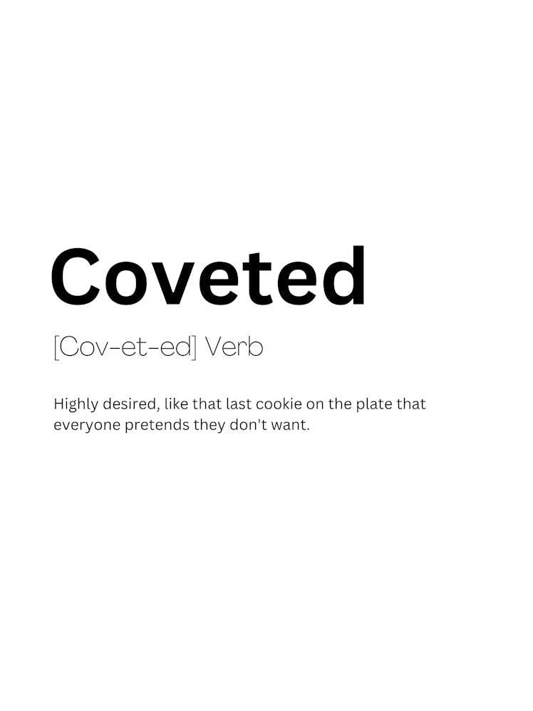 Coveted Definition Meaning