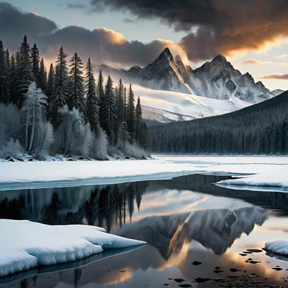 Nature Mountain Stream