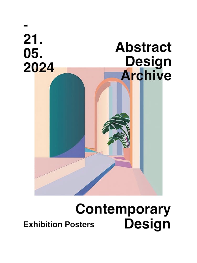 Abstract Design Archive Poster 32