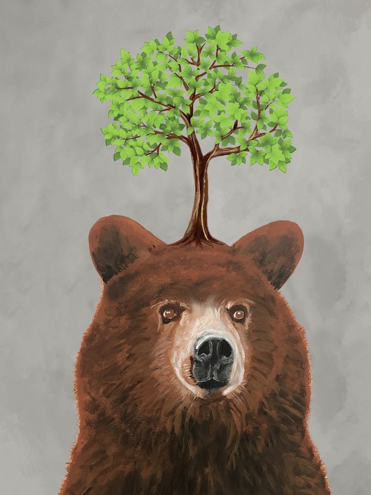 Bear With Tree