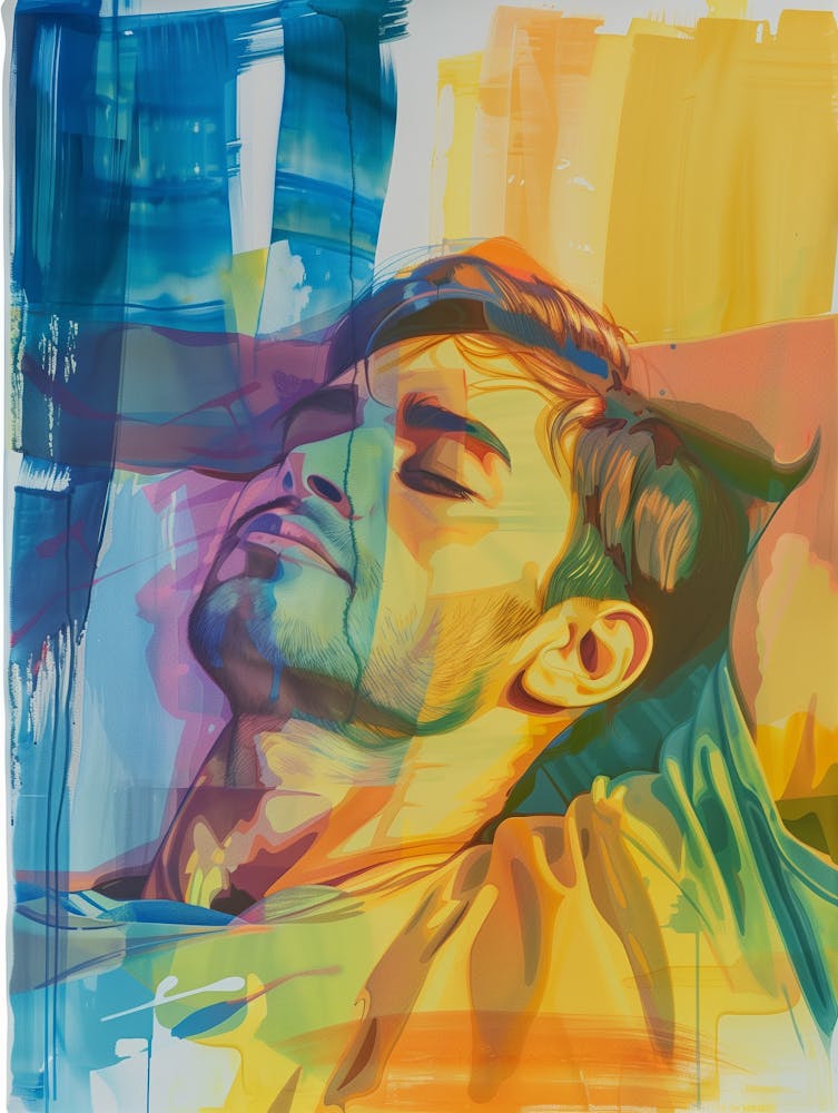 relaxed man