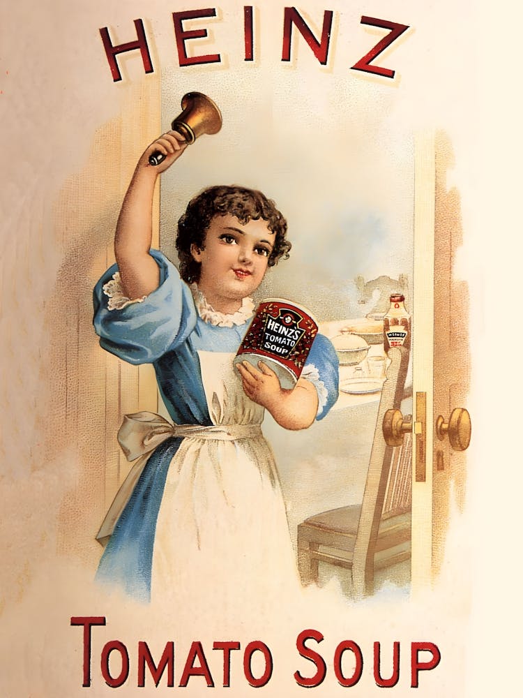 Heinz Tomato Soup, Vintage-Werbung