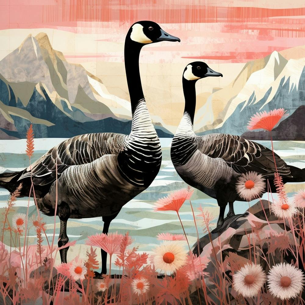 Bird In Nature Canada Goose 4