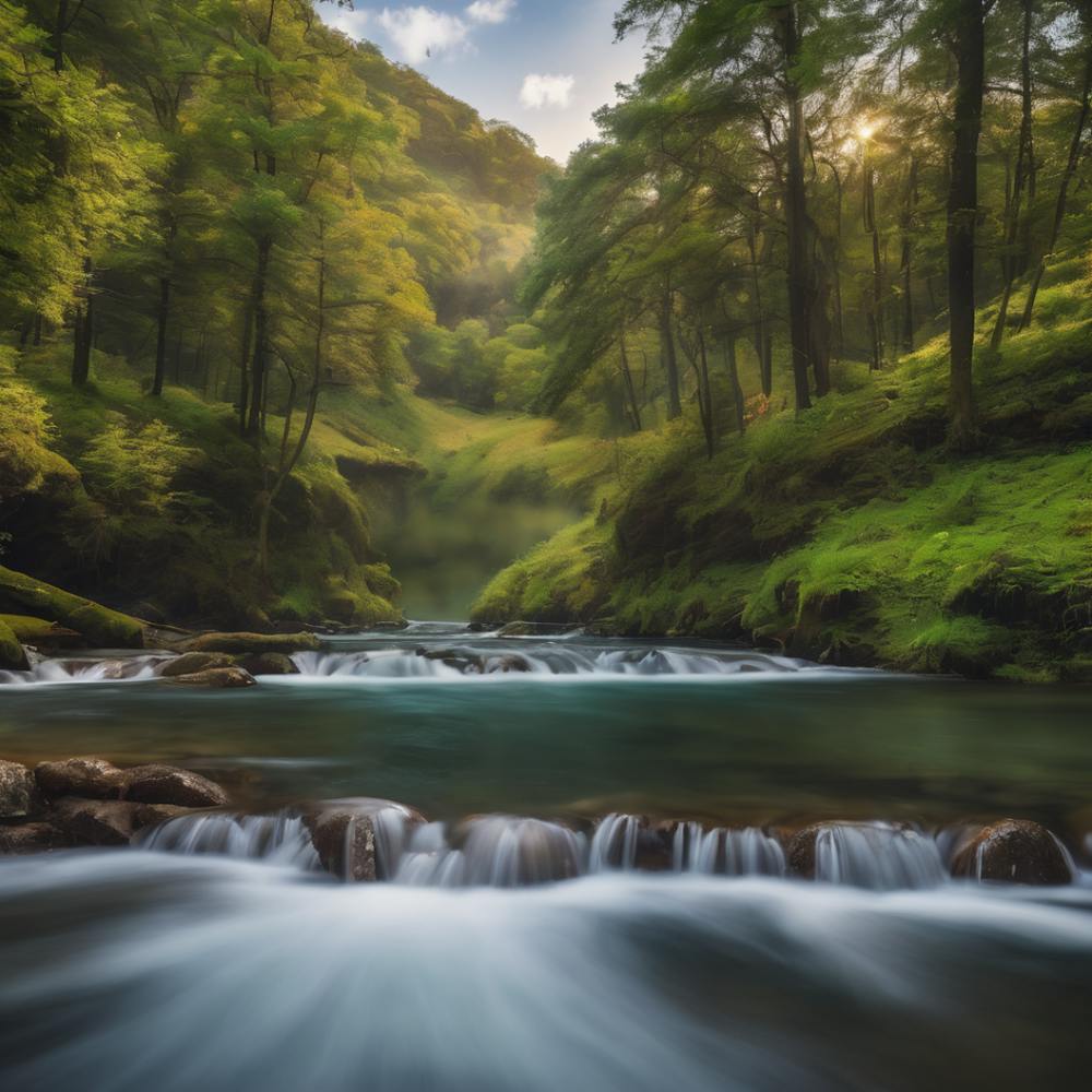 Waterfall In The Forest