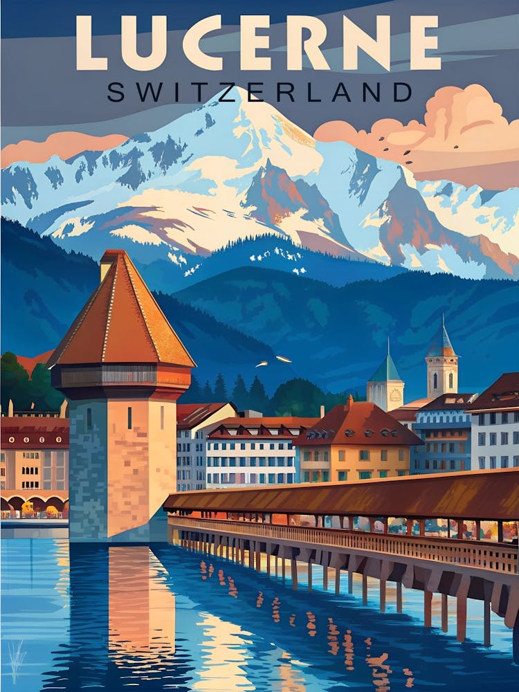 Discover the Charm of Lucerne Poster