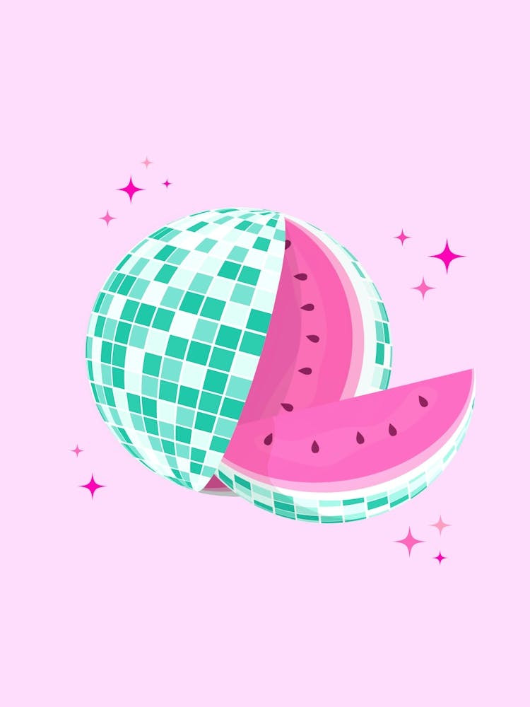 Pink Disco Watermelon
