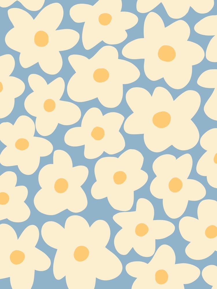 Daisies Blue