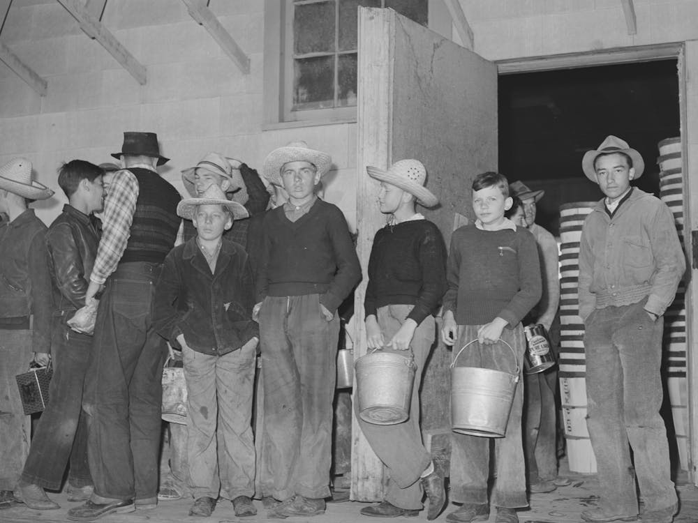 High School Boys On Their Way To Pick Peas, Canyon County, Idaho By Russell Lee