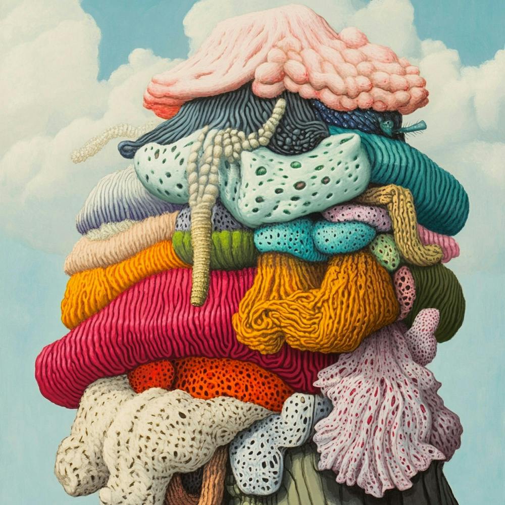 Stack Of Mushrooms