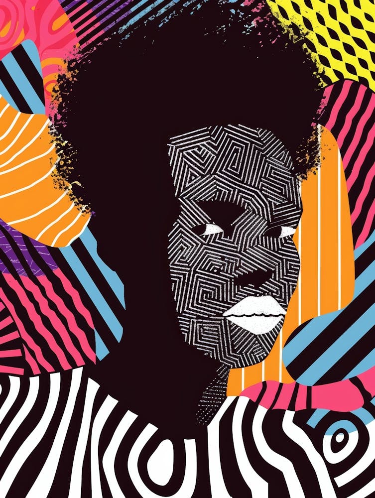 African Woman With Afro 6