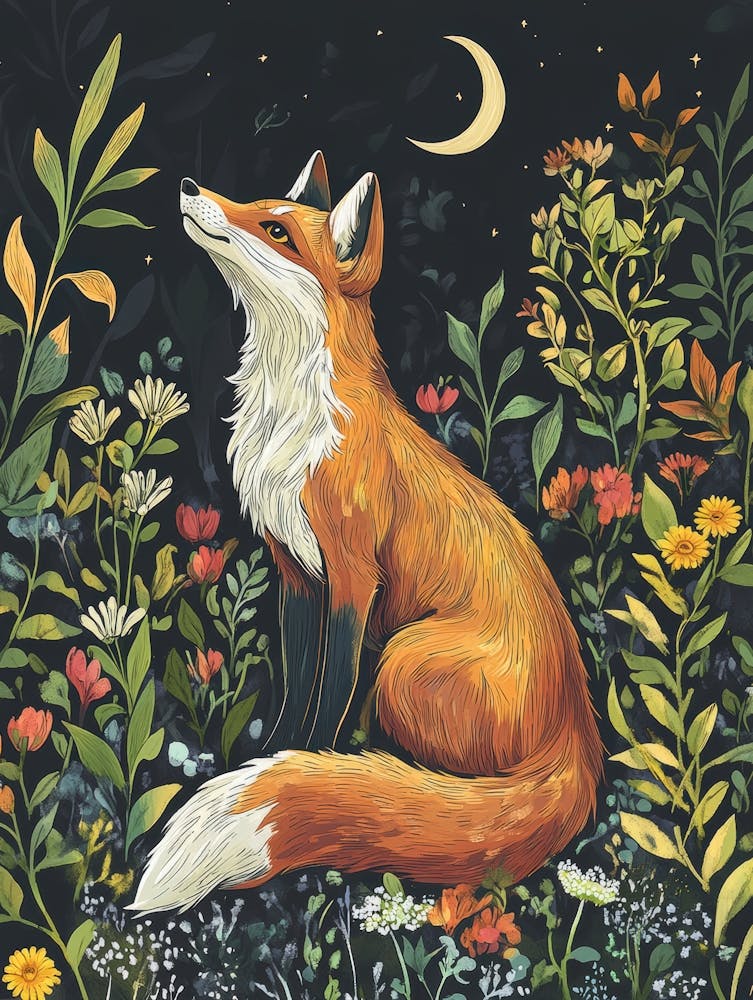 Fox In The Moonlight 5