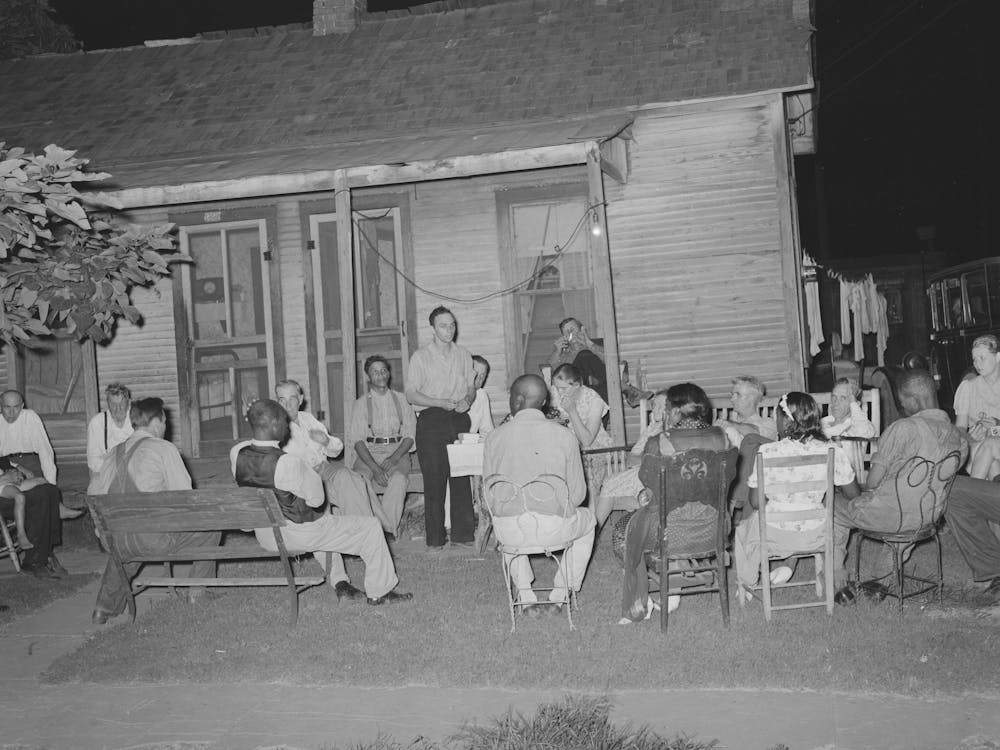 Workers Alliance Meeting, Muskogee, Oklahoma By Russell Lee
