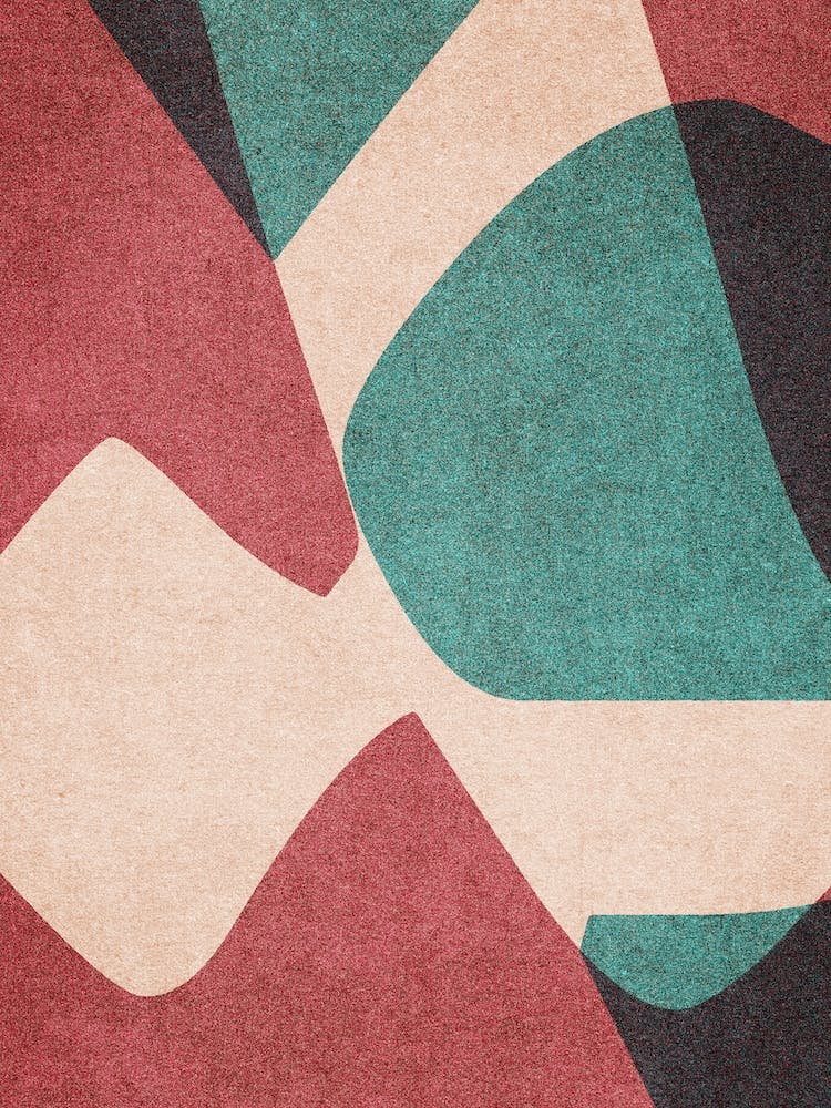 Abstract Alphabet Gothic X