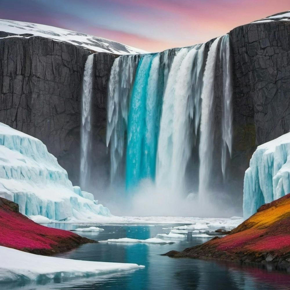 Arctic Waterfall