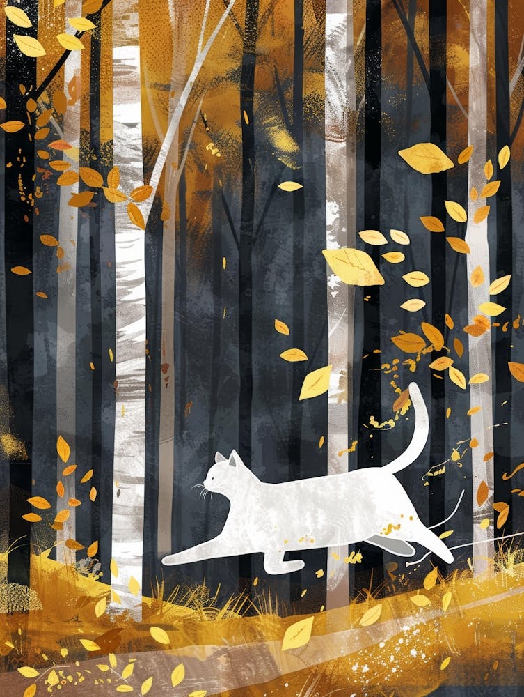 Cat In The Woods 5