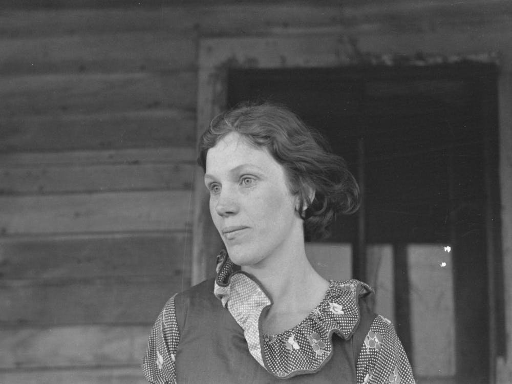 Mrs, Gernie Marshall, Near Ringgold, Iowa By Russell Lee