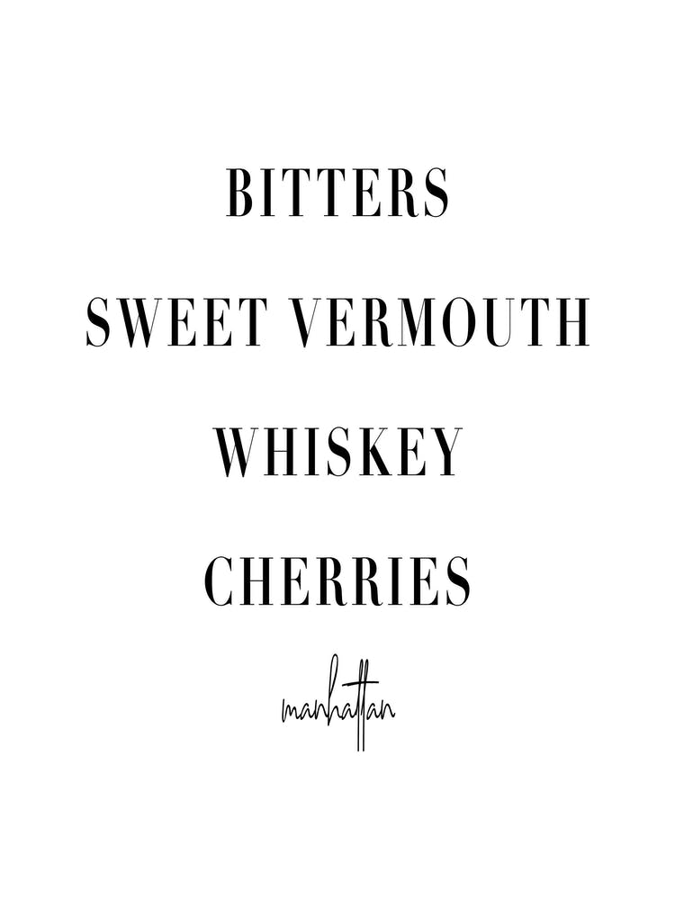 Manhattan Cocktail Recipe