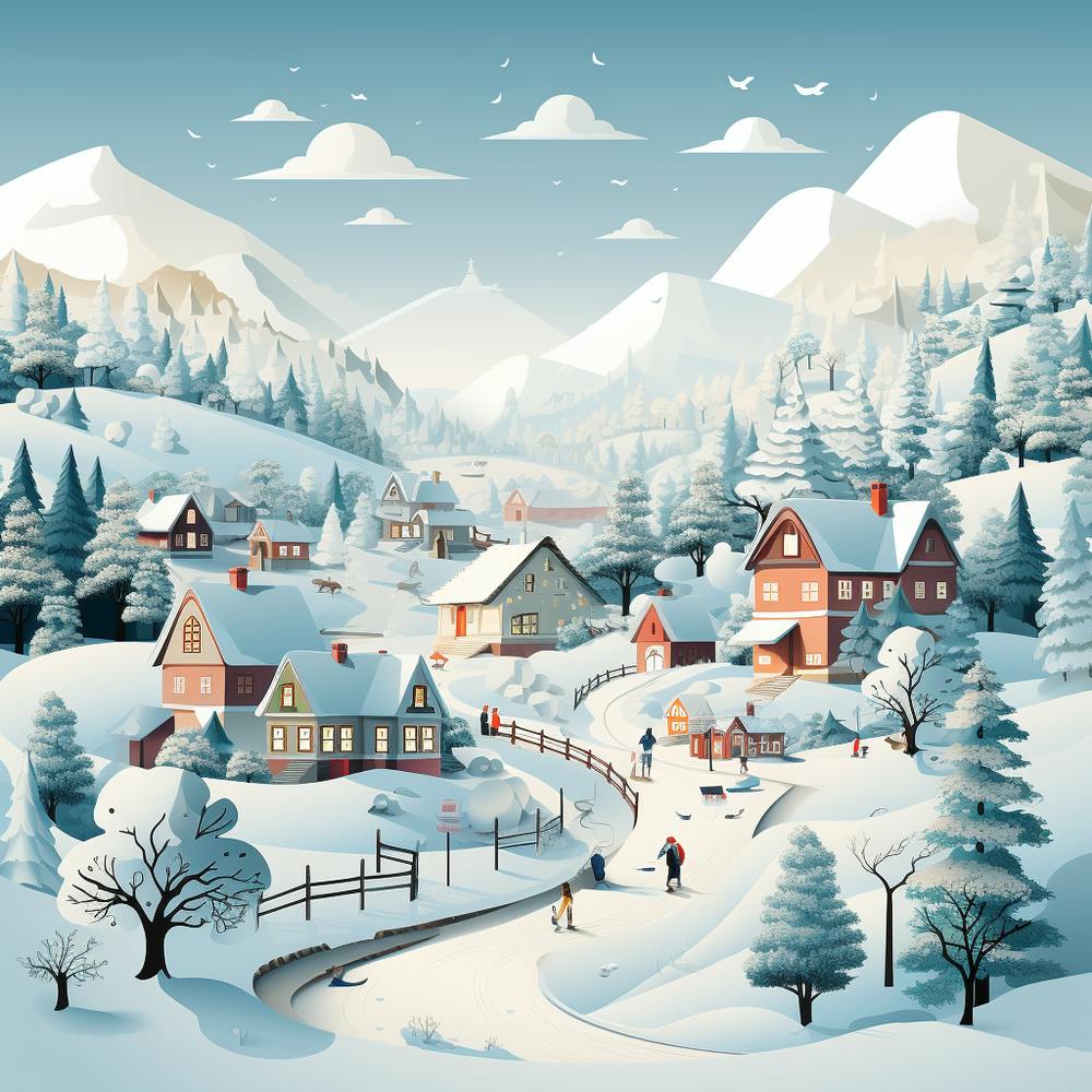 Village d'Hiver pour Noël