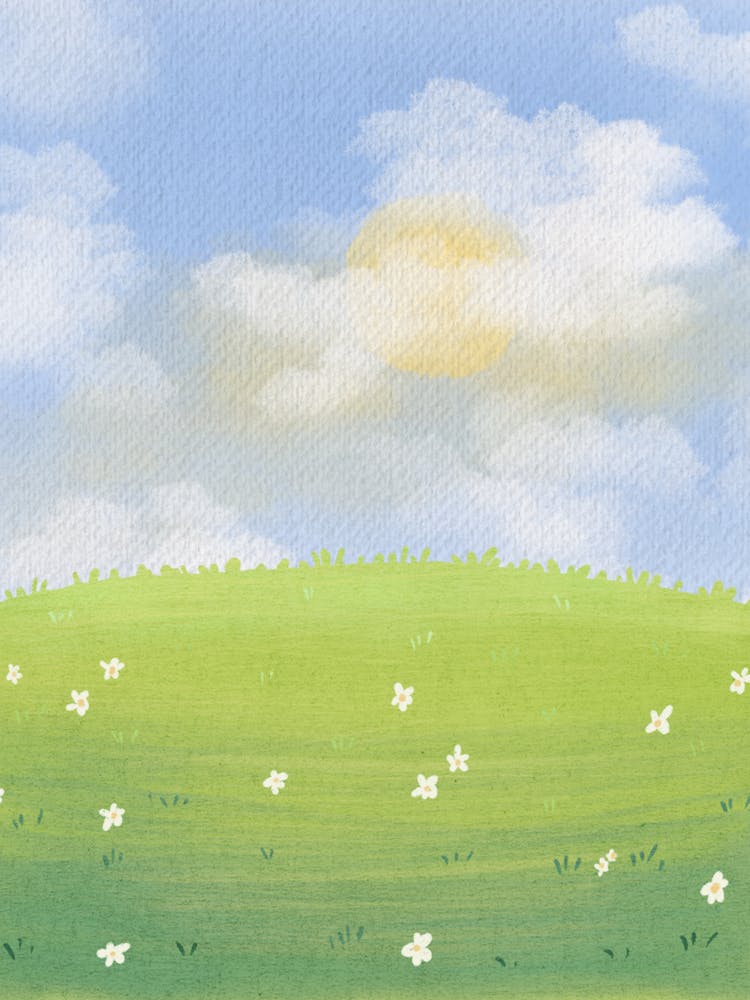 Sonniger Tag auf dem Land