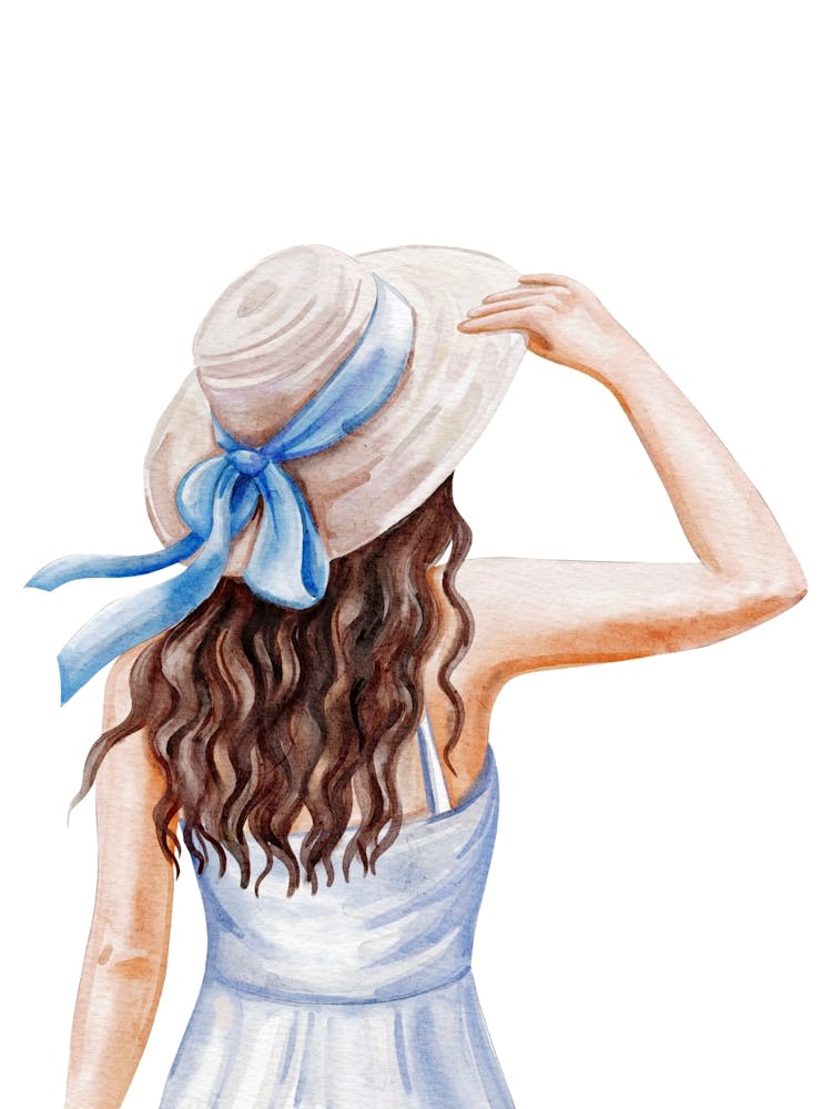 Woman In A Hat 6