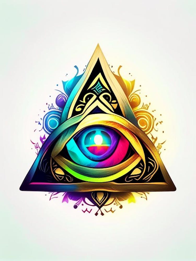Triquetra, Symbol, Third Eye Tattoo 1