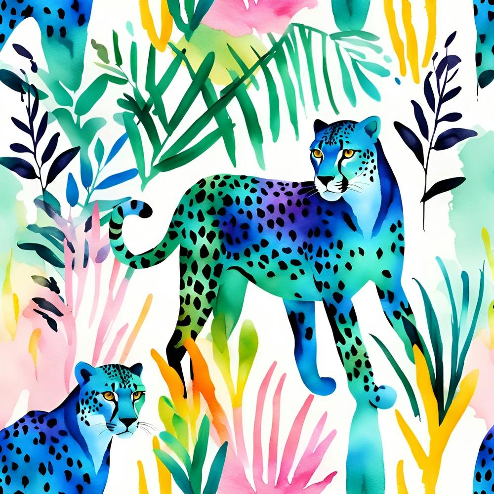 Leopards In The Jungle 02