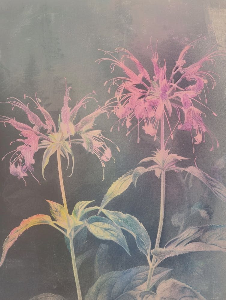 Iridescent Flower Bee Balm 2