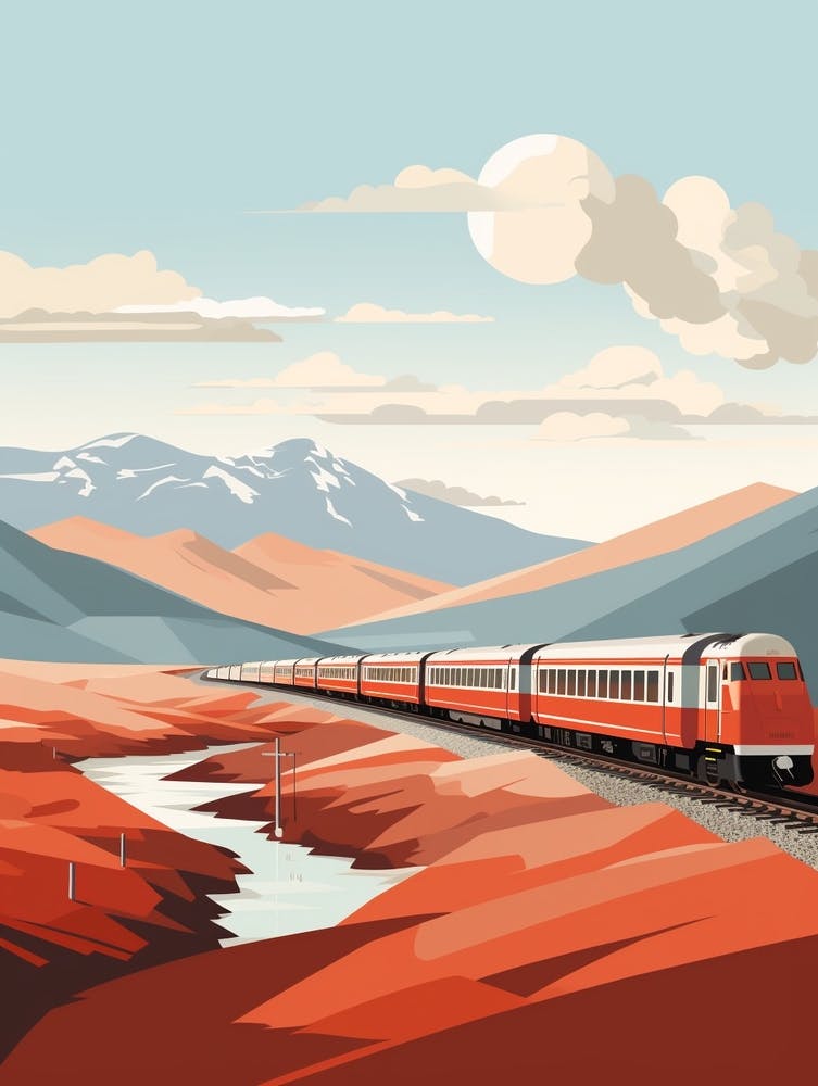 The West Highland Line Scotland 3 Wanderweg-Landschaft