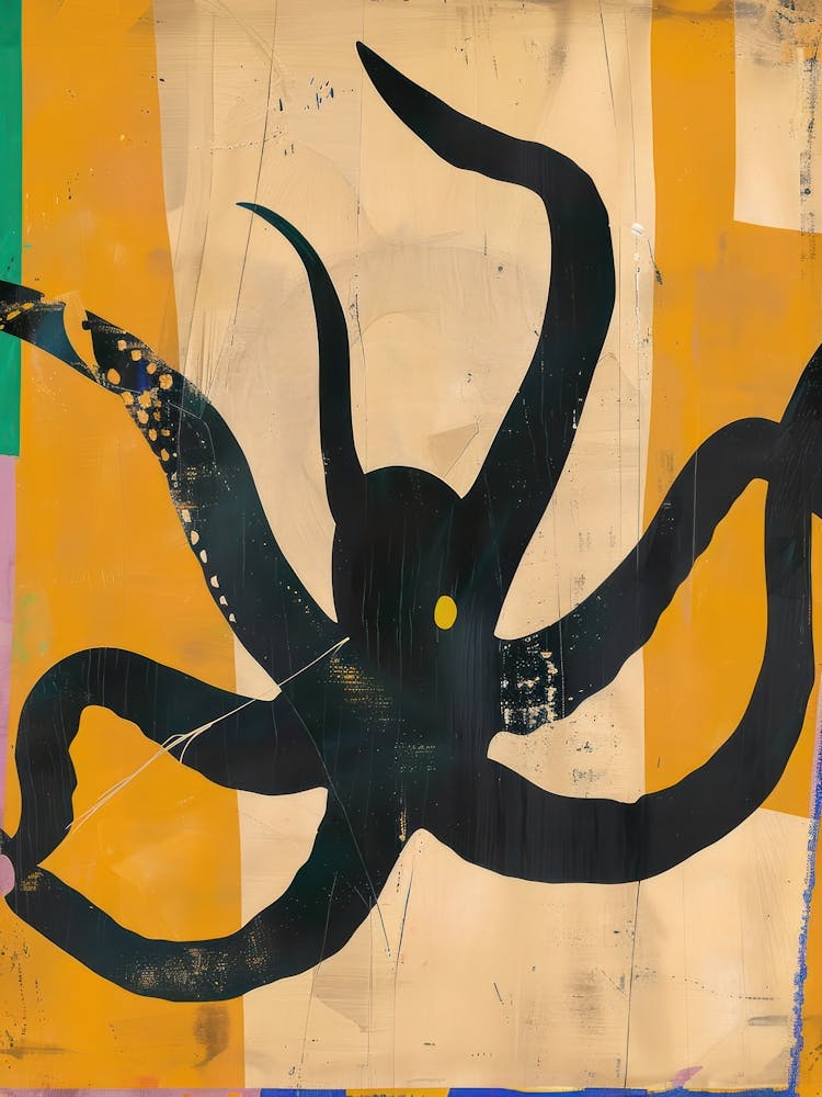 Octopus 4 Cut Out Collage