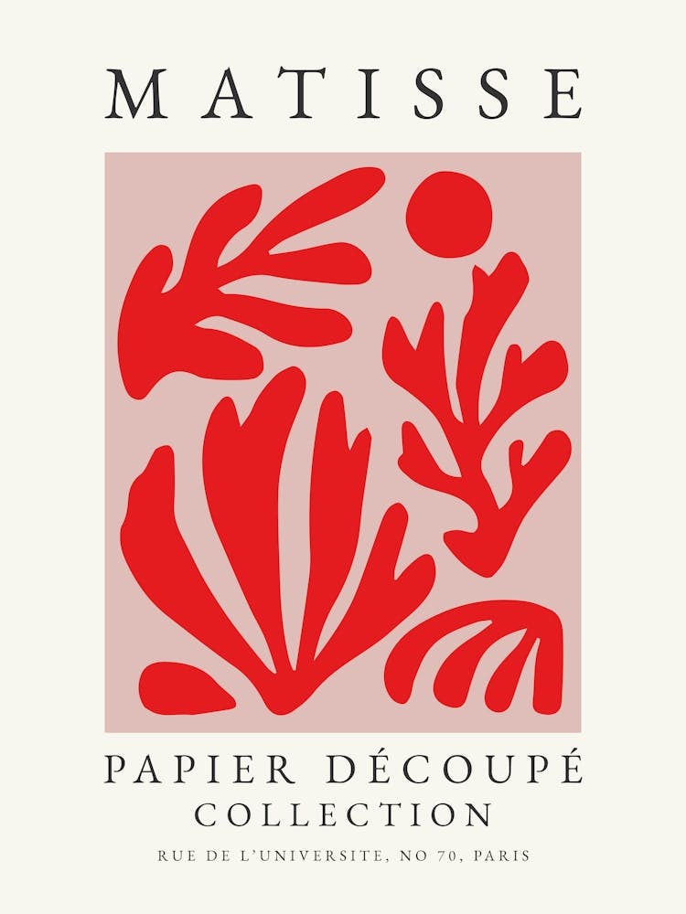 Matisse Print in Red 3