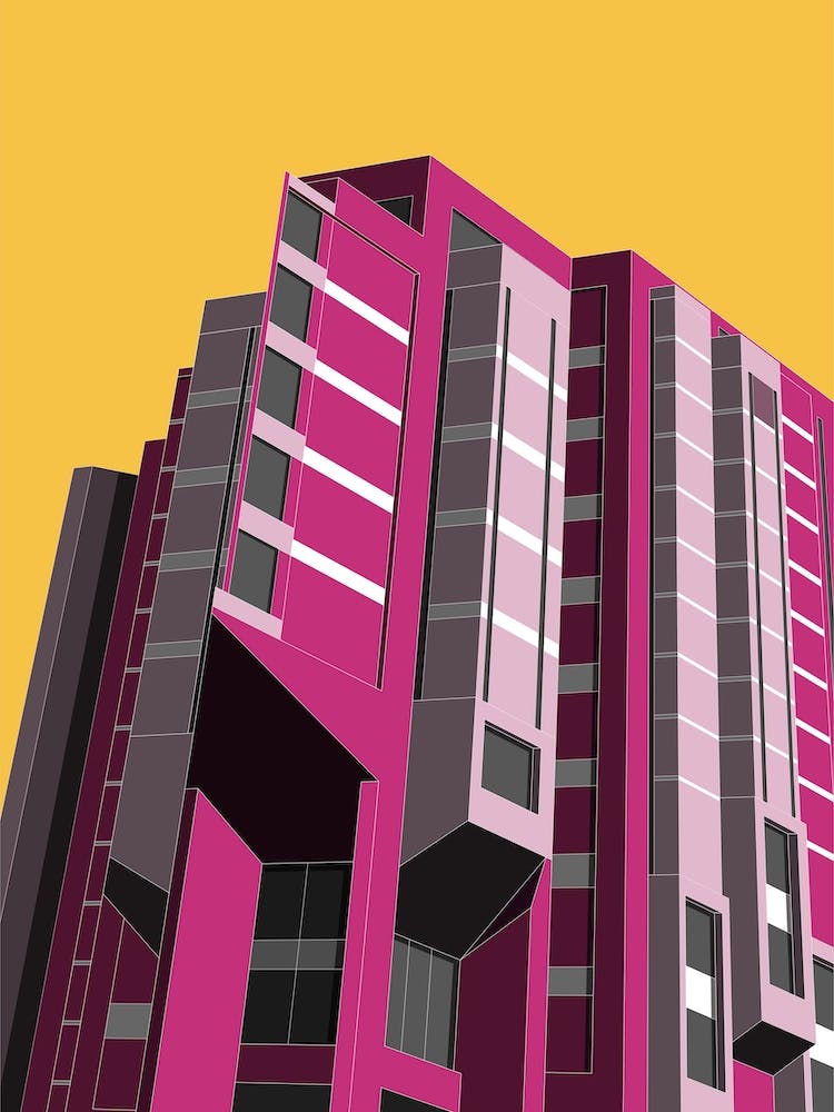 Robarts Library, Canada, Colour