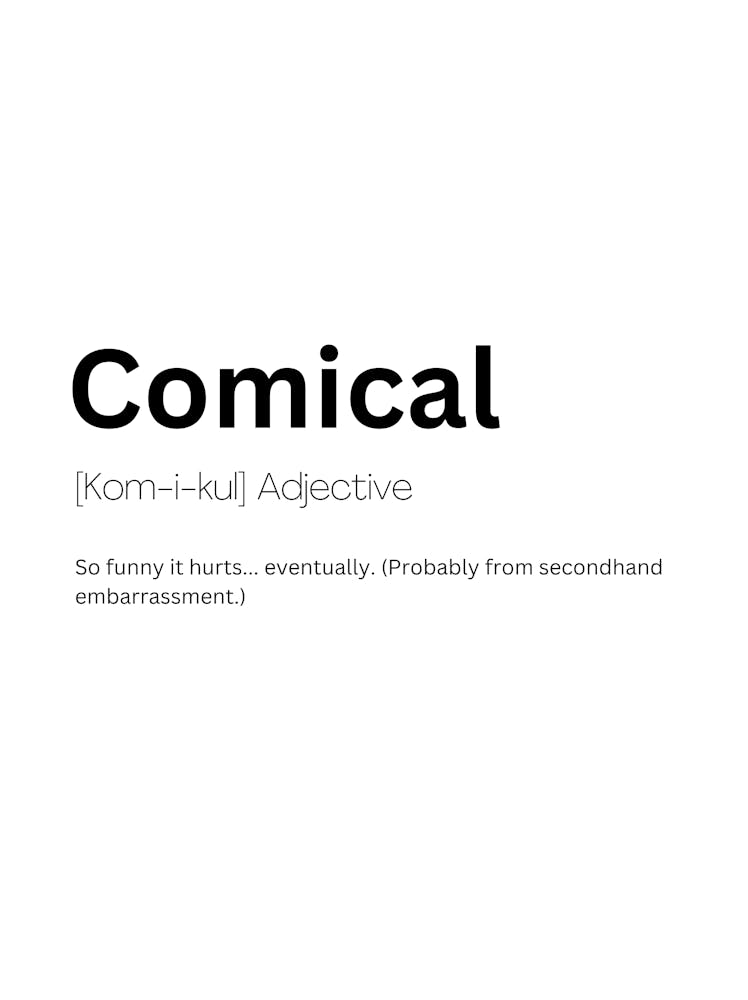Comical Definition Meaning