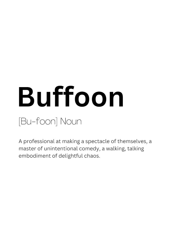 Buffoon Definition Meaning