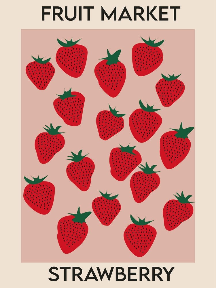 Fruit Market Strawberry