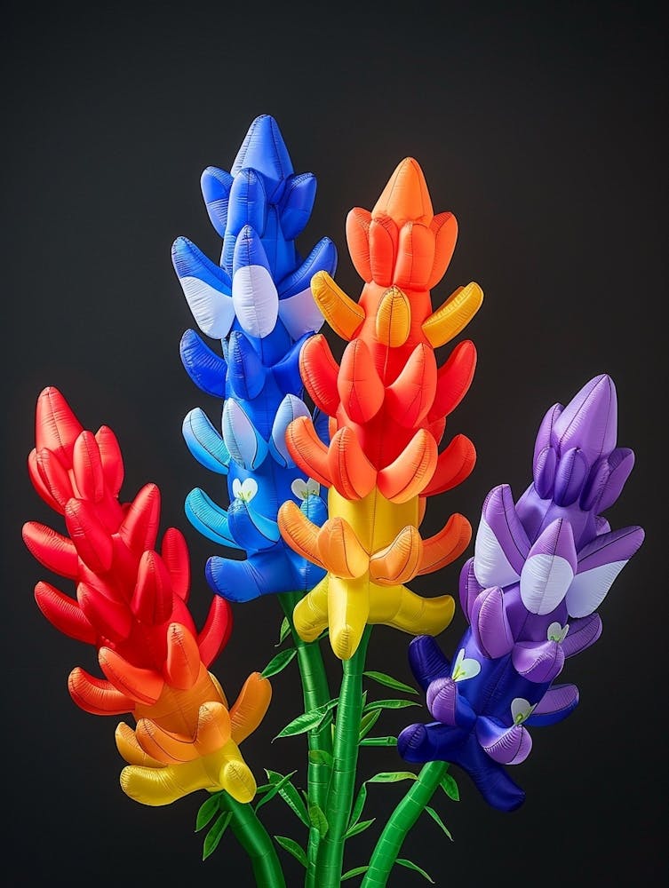 Bright Inflatable Flowers Bluebonnet 2