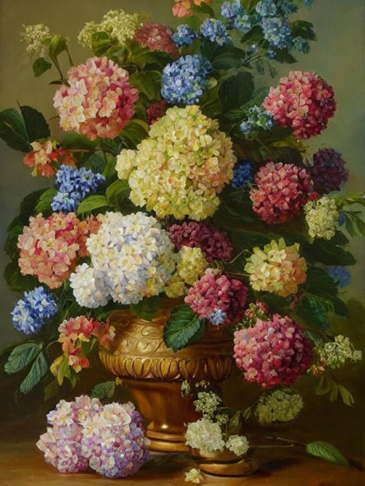 Hydrangea Painting 1 Flower