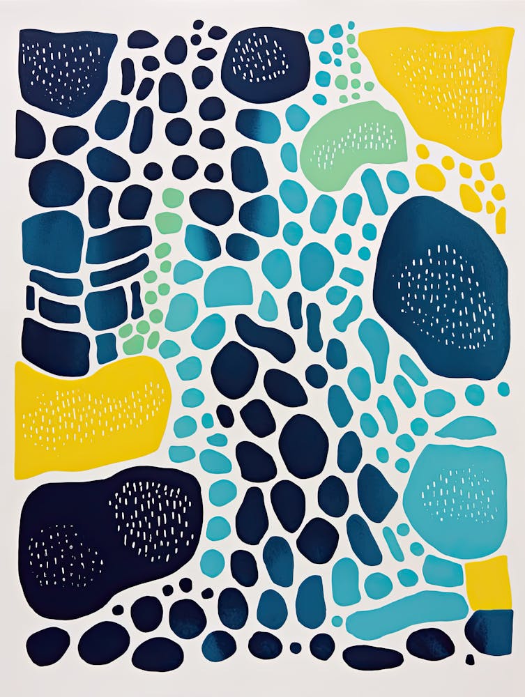 Submerged Patterns Deep Sea Psychedelic Style