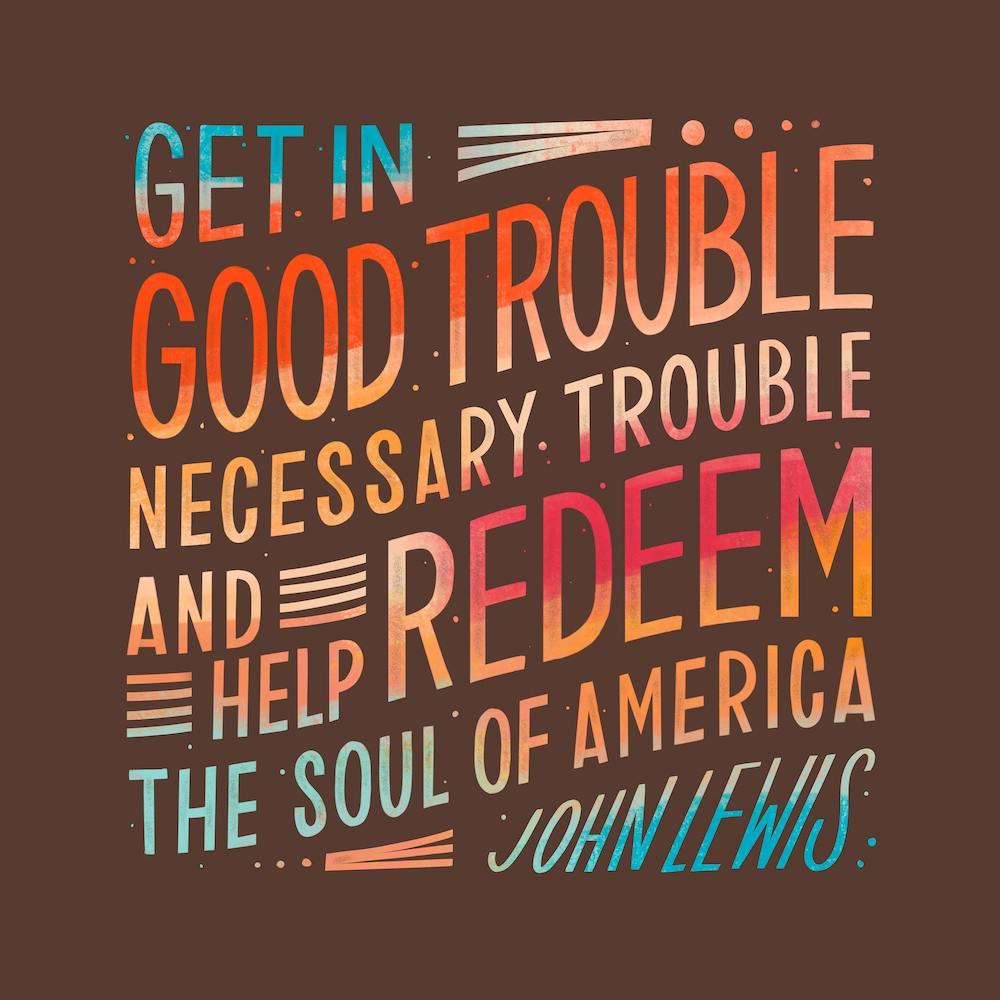 Good Trouble Square