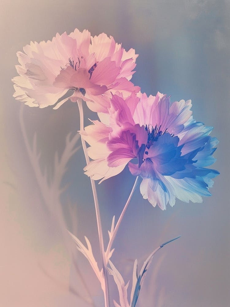 Iridescent Flower Cornflower 2
