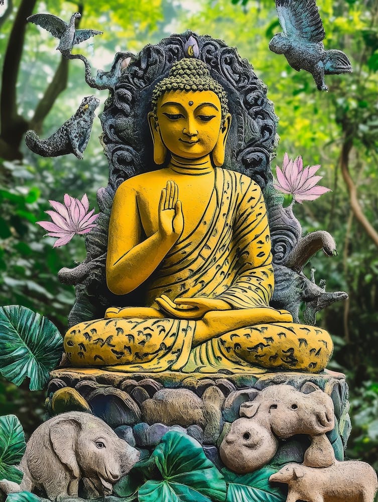 Buddha In The Forest