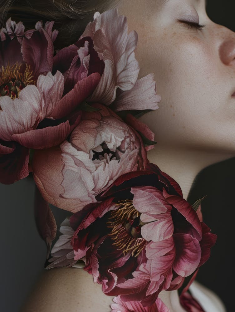 Poster Girl With Flower 2