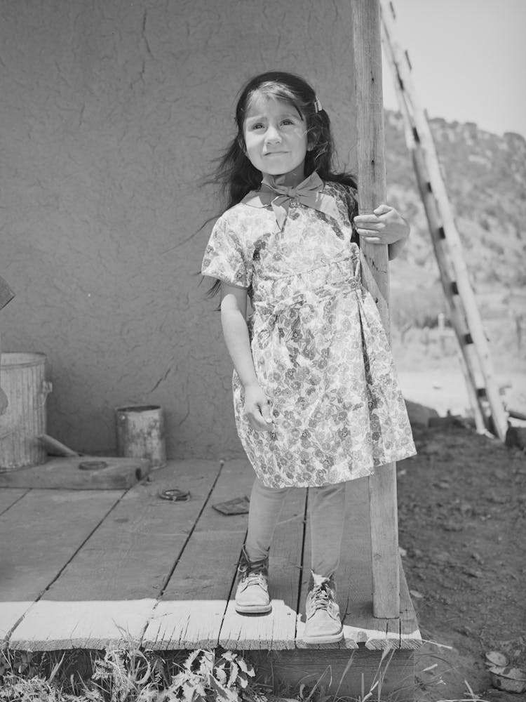 Young Spanish American Child,Amalia, New Mexico By Russell Lee